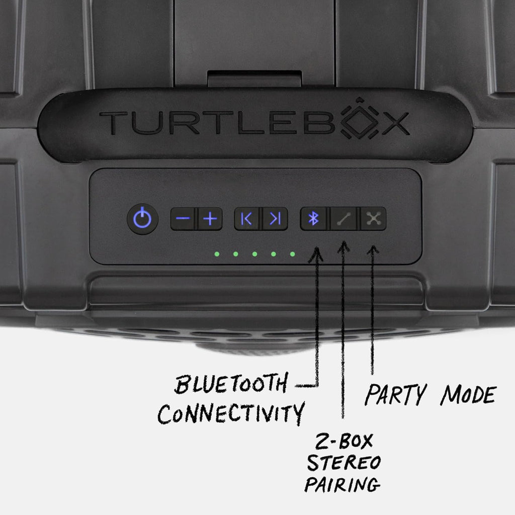 Turtlebox Original Gen 3: Portable Outdoor Bluetooth Speaker – Ultra-Loud (120dB)  Waterproof (IP67)  Rugged  Impact-Resistant  3-Day Battery | Party Mode: Unlimited Pairing for Stereo Sound  Gray