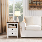 T4TREAM Farmhouse Nightstand