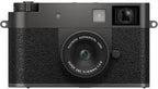 FUJIFILM X Half Premium Compact Digital Camera (Charcoal Silver) Bundle with Carrying Case + 64GB Memory Card + Lens Cap Keeper + Memory Card Wallet + Hand Strap + More