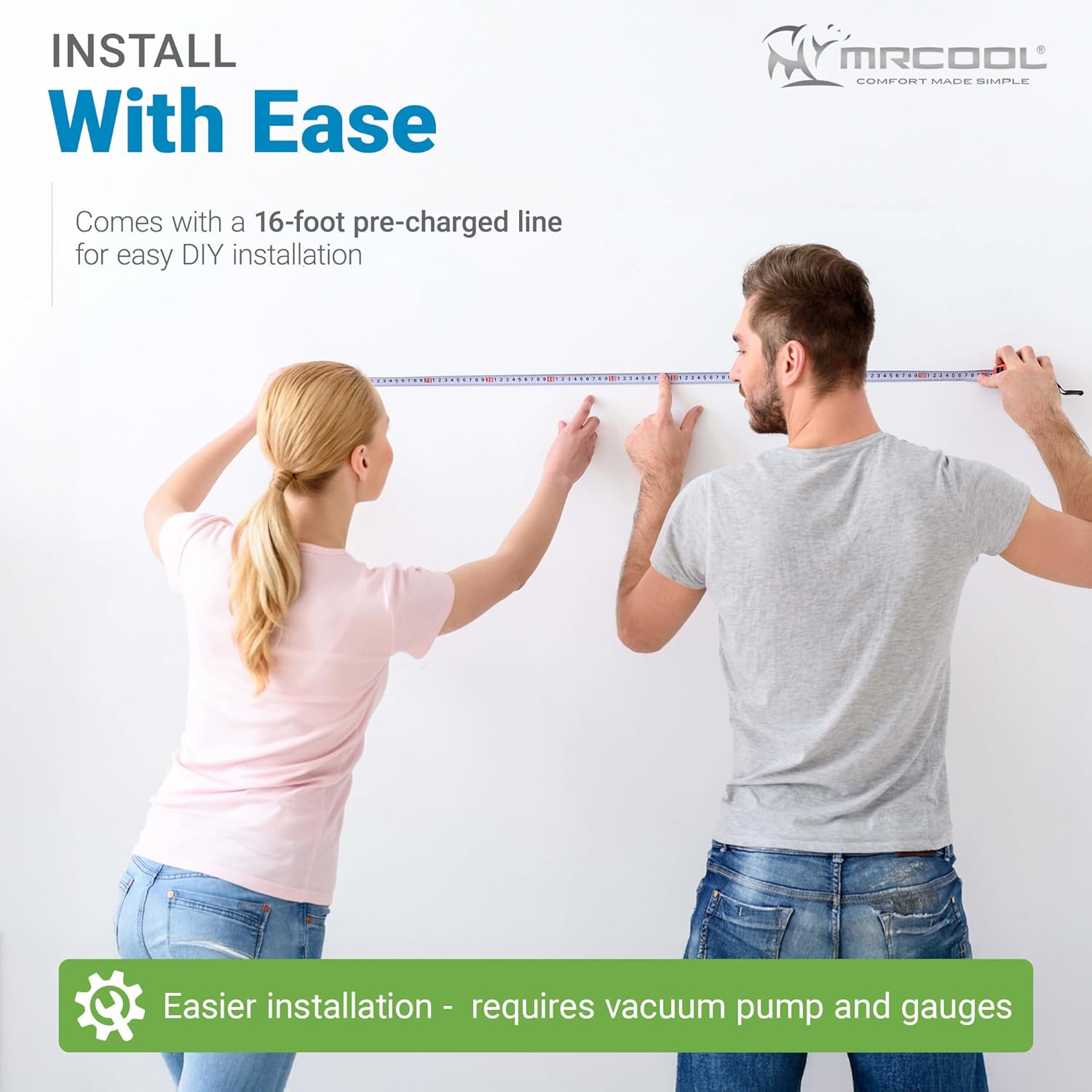 MRCOOL 24000 BTU 230V Ductless Inverter Mini Split Air Conditioner & Heat Pump System, Easy Pro Series - Wall-Mounted AC Unit w/ Heating and Cooling for Home, Office & Commercial Space