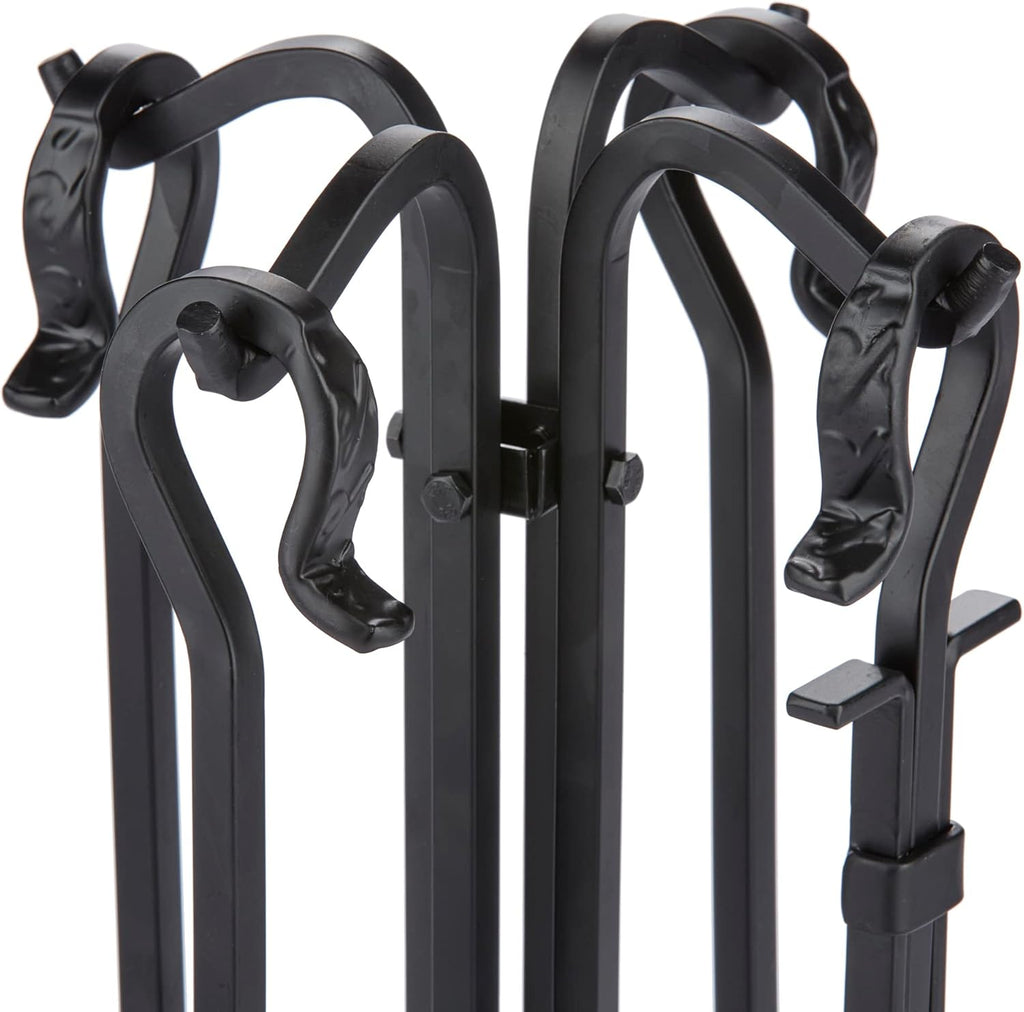 UniFlame 5-Piece Black Rustic Mini Fireplace Tools Set (F-1126)