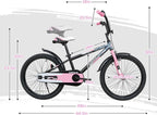 WEIZE Kids Bike, 16 20 Inch Children Bicycle for Boys & Girls Ages 4-12 Years Old, Rider Height 41-62 Inch, Adjustable Seat & Handlebars, Coaster Brake, Multiple Color Options