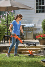 BLACK+DECKER Electric Lawn Mower, Weed Eater and Edger 3-in-1 Combo, Corded 12-Inch 6.5 Amp Electric Weed Wacker and Compact Push Mower (BESTA512CM)