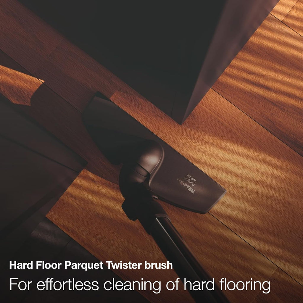Miele Complete C3 Marin Bagged Canister Vacuum Cleaner with Electrobrush Floorhead, Suitable for Carpets and Hard Floors, in Marine Blue