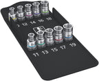 WERA 05004203001 8790 HMC HF 1 Zyklop Socket Set with 1/2" Drive, with Holding Function, 10 Pieces