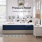 California King Mattress, 14 Inch Cal King Size Mattress in a Box, Medium Firm Pocket Spring and Gel Memory Foam for Superior Comfort, Pressure Relief, Strong Edge Support