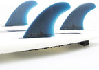 FCS II Performer Neo Glass Medium Tri Fin Set | Designed for Speed, Control, & Flow - Ideal for Diverse Surf Conditions, Adaptable & Consistent
