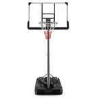 Portable Outdoor Basketball Hoop 64’’-79’’ Adjustable Poolside Basketball Goal System with 44" Backboard Wheeled Fillable Base