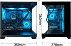 Gaming PC Desktop Computer  Ryzen 7 5700X RTX 5060 32GB DDR4 RAM and 1TB M.2 NVMe SSD  240 Liquid Cooler  ARGB Fans Game Design Office