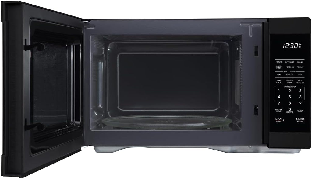 SHARP Countertop Microwave Oven with Removable 12.4" Carousel Turntable, 1000 Watt, 1.1 Cubic Feet, Black