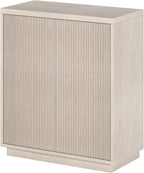 Henn&Hart Alston Accent Cabinet, 28" Wide, Alder White