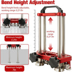 Metal Sheet Rollers&Bending Tools, dual-station metal sheet rollers,Suitable for 0-100° Bending Range&metal sheet Bending Machine with Anti-damage paint surface & Precision Scale 4-Year Warranty