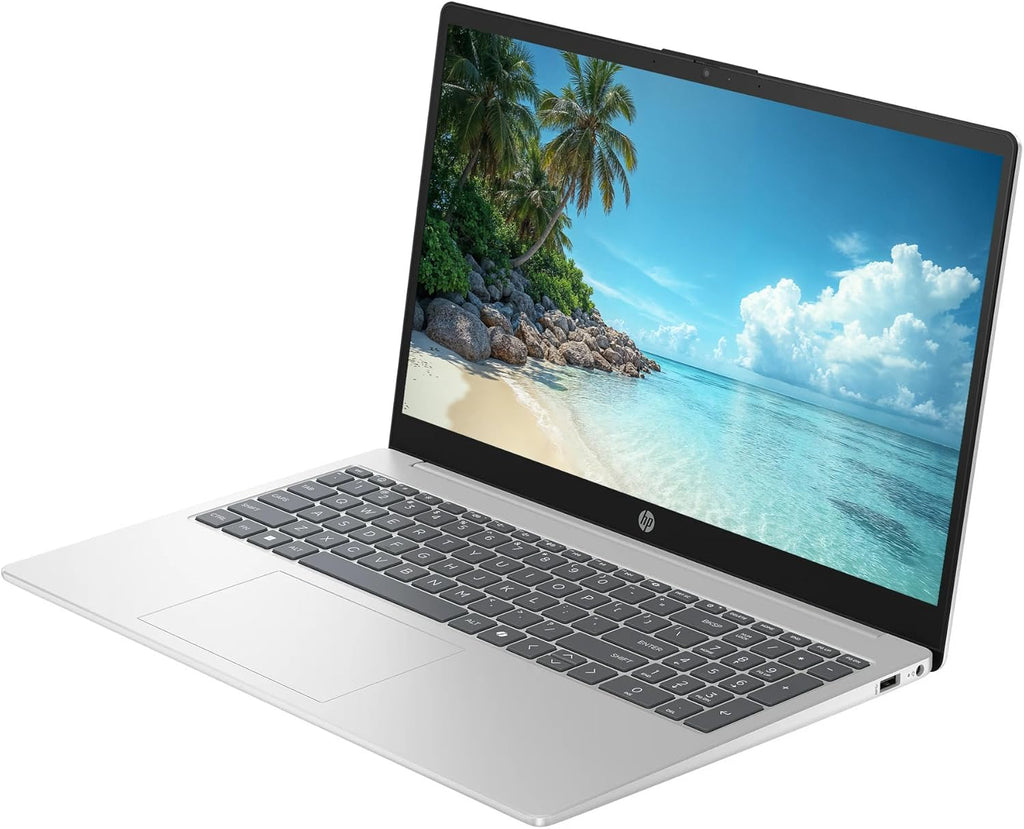 HP 15.6" FHD Touchscreen Business Laptop Computer  Intel 10-Core i5 Processor  16GB RAM 512GB Storage (256GB SSD+256GB Docking Set)  Windows 11  Numeric Keypad  NLY Earphones  Natural Silver