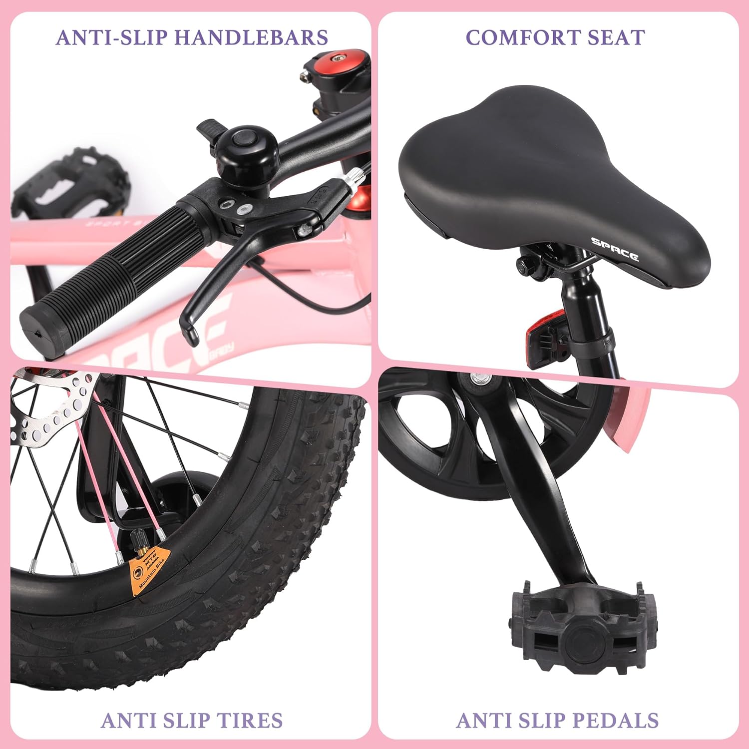 Kids Bike-18 20 Inch Bike for Boys and Girls Bicycle with Adjustable Seat and Handbrake, Bikes for Kids 7-13