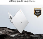 ASUS Chromebook Flip CX1 Convertible Laptop  14" FHD NanoEdge 360-degree Touchscreen  Intel Celeron N4500 Processor  128GB eMMC Storage  8GB RAM  ChromeOS  Transparent Silver  CX1400FKA-AS88FT