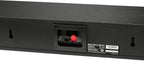 Polk Monitor XT35 Slim Center Channel Speaker - Hi-Res Audio Certified  Dolby Atmos & DTS:X Compatible  1" Terylene Tweeter & Four 3" Dynamically Balanced Woofers  Wall-Mountable  Midnight Black