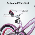 JOYSTAR 12 14 16 Inch Kids Cruiser Bike for Ages 2-7 Years Old Girls & Boys, Kids' Bike with Training Wheels, Coaster Brake, Adjustable Seat & Fenders, Child Bicycles