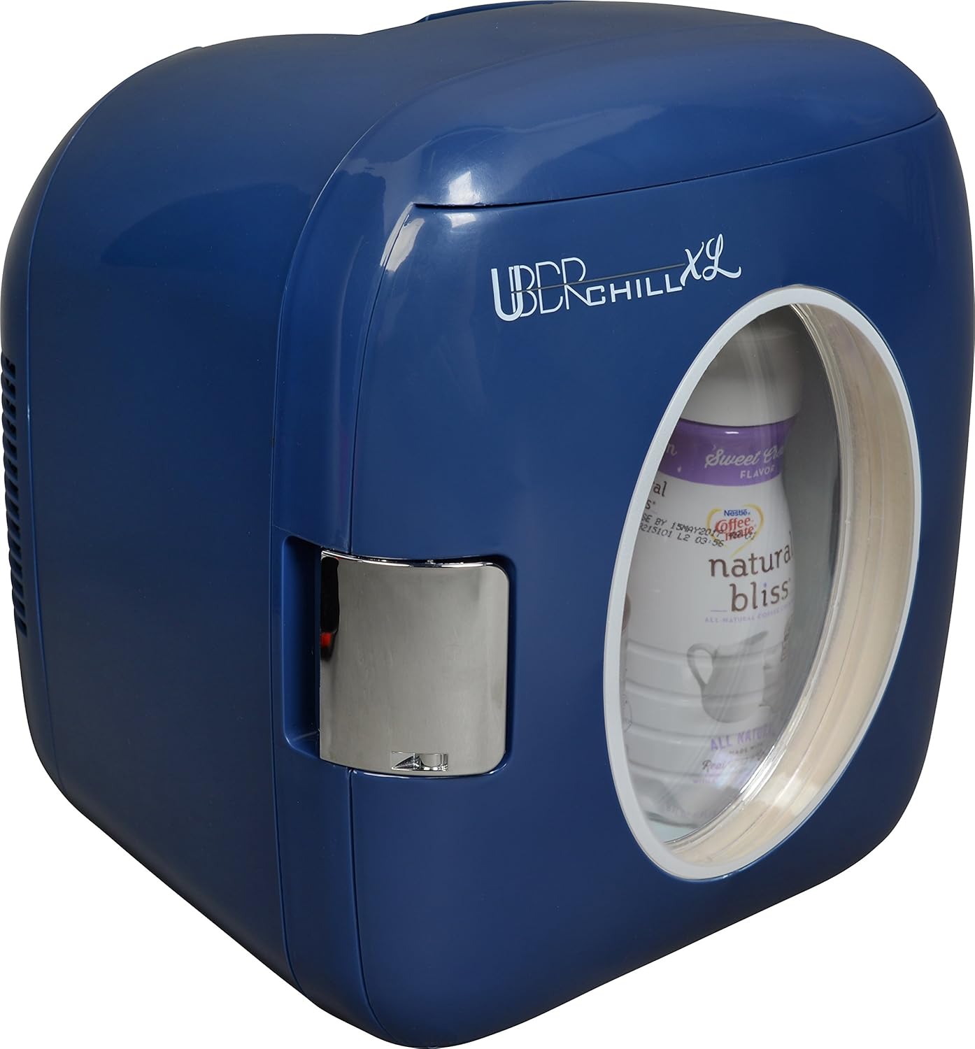 Uber Appliance UB-XL1 Uber Chill 12 Can Retro Personal Mini Fridge (Navy Blue)