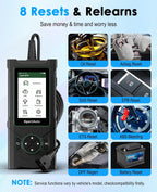 OBD2 Scanner S515 ABS SRS ECM TCM,Car Code Reader, Diagnostic Scan Tool with Reset for ABS/SRS/Oil/EPB/SAS/ETS/Battery/DPF/, Universal for All OBD II/EOBD Protocol Cars After 1996