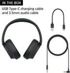 Sony WH-CH720N Noise Canceling Wireless Headphones Bluetooth Over The Ear Headset with Microphone and Alexa Built-in, Black New