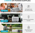 Electactic 12 Volt Electric Cooler, 15.79QT(15L) Car Fridge, Portable Refrigerator with Intelligent Control Panel, 12V Cooler -4℉~68℉, Portable Freezer AC/DC for Camping, Travel, Truck