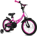 Olakids Kids Bike, 12 14 16 18 Inch BMX Style Toddlers Bike with Training Wheels Adjustable Seat Handlebar Coaster Brake Handbrake Safety Bell, Children's Bicycle for Boys Girls