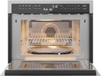 KoolMore 24 Inch Built-in Convection Oven and Microwave Combination with Broil, Soft Close Door, 1000 Watt Power, Stainless Steel Finish, Touch Control LCD Display