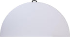 Flash Furniture Kathryn 5.89-Foot Round Bi-Fold Granite White Plastic Banquet and Event Folding Table with Carrying Handle