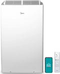 Midea Duo 14,000 BTU (12,000 BTU SACC) High Efficiency Inverter Quiet Portable Air Conditioner,with Heat up to 550 Sq. Ft., with Remote Control & Window Kit (Renewed)