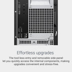 Dell Tower Desktop ECT1250 - Intel Core Ultra 7-265 Processor  UHD Graphics  16GB Memory  1TB M.2 SSD  3.0 SD Card Reader  Wired Keyboard and Mouse  Windows 11 Home  Basic Onsite Service