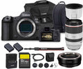 Canon EOS R5 Mark II Mirrorless Camera | 45MP Full Frame Sensor 8K Video Recording | Advanced IBIS Autofocus for Professional Creators (6536C002) + Canon RF 70-200mm Lens + Adapter EF-EOS R + More