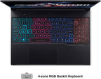 acer Nitro V 16S Gaming Laptop 16" WUXGA IPS 180Hz Intel 10-core Core 7 240H (Beats Ultra 7 268V) 32GB RAM 1TB SSD GeForce RTX 5060 DLSS4 GDDR7 (Up to 572 AI Tops) 4-Zone RGB Backlit Win11 ICP Hub