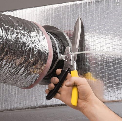 Malco FDC3 Flex Duct Tool, Multi-Purpose HVAC Tool with Dual-Edge Knife & Wire Cutter for Flexible Duct Installation