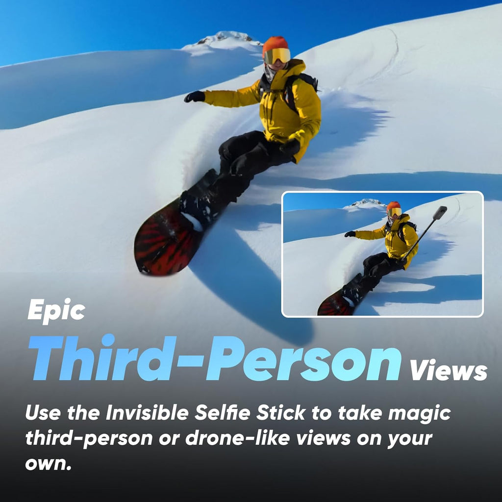 Insta360 X3 - Waterproof 360 Action Camera with 1/2" 48MP Sensors  5.7K 360 Active HDR Video  72MP 360 Photo  4K Single-Lens  60fps Me Mode  Stabilization  2.29" Touchscreen  AI Editing  Live Stream