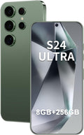 I24 Ultra Unlocked Phone 8GB+256GB Android Cell Phone 7 inch HD Screen Mobile Phone 108MP+48MP Camera 6800 mAh Extra Large Battery 5G Dual SIM (Titanium Green)