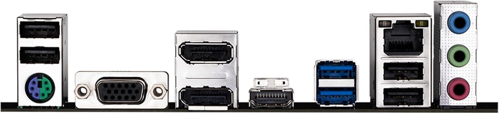 GIGABYTE H610M S2H V2 Motherboard, Supports 14th/13th/12th Gen Intel Core Processors (LGA 1700), mATX, DDR5, 1x M.2, PCIe 4.0, USB-C, HDMI, 2X DisplayPort, D-Sub, 1GbE LAN