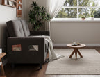 Txtin's Loveseat Sofa 53" Small Couches for Small Spaces 2 Seater Mini Couch for Bedroom Comfy Modern Love Seat for Apartment Office Living Room Brown