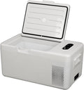Alpicool S15 Portable Freezer, 12 Volt Refrigerator, 18 Quart (16.8 Liter) Fast Cooling 12V Car Fridge -4℉~68℉, White Car Cooler, 12/24V DC and 100-240V AC for Outdoor, Camping, RV, Truck