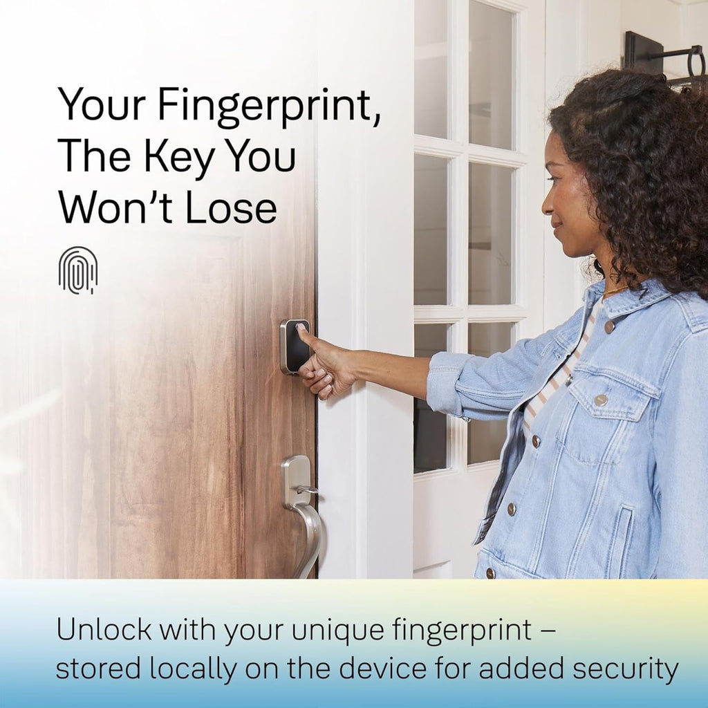 Yale Security Assure Lock 2 Touch Deadbolt  Black Suede Keyed Smart Entry Door Lock with Wi-Fi Connected Keypad and Fingerprint Scanner for Code Entry and Remote Access  YRD410-F-WF1-BSP