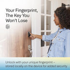 Yale Security Assure Lock 2 Touch Deadbolt  Black Suede Keyed Smart Entry Door Lock with Wi-Fi Connected Keypad and Fingerprint Scanner for Code Entry and Remote Access  YRD410-F-WF1-BSP