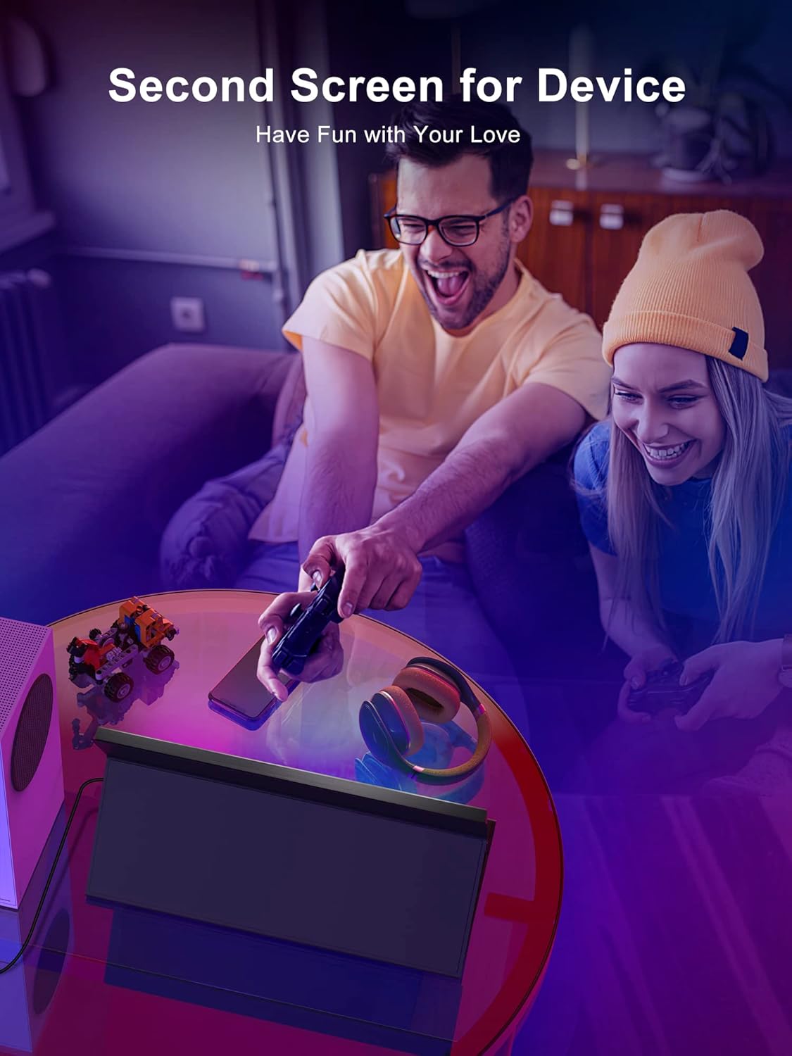 144HZ Portable Gaming Monitor  17.3" 1080P Laptop Monitor  Dual USB C HDMI Second Computer Screen  VESA Gaming Display with Speakers  Travel Monitor for PS4/5 Xbox Switch MAC PC Phone