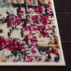 SAFAVIEH Madison Collection Area Rug - 12' Square, Black & Gold, Modern Abstract Design, Non-Shedding & Easy Care, Ideal for High Traffic Areas in Living Room, Bedroom (MAD460Z)