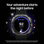 Samsung Galaxy Watch Ultra (2025) 47mm LTE Smartwatch  Titanium Casing  Advanced Sleep Coaching  Running Coach  Energy Score  Heart Rate Tracking  GPS  Titanium Silver US Version  2 Yr Warranty