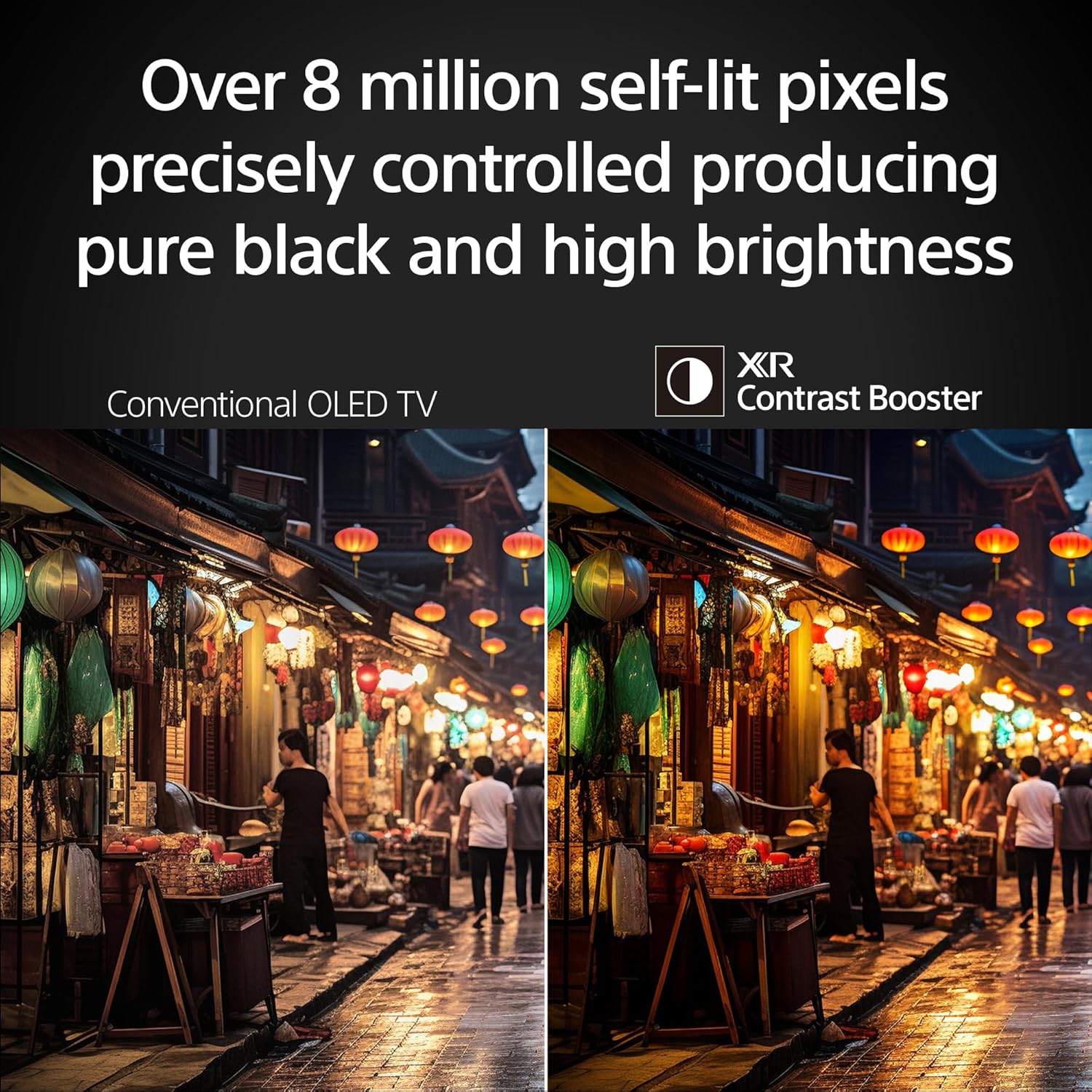 Sony BRAVIA 8 II 65 Inch TV  QD OLED  4K Smart Google TV  XR Processor with AI Technology  Ultra Slim Design  120hz Television  Dolby Vision/Atmos  Exclusive Features for PS5  K-65XR80M2  2025 Model