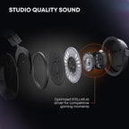 beyerdynamic MMX 330 Pro Open-Back Gaming Headset with Stellar.45 Driver and Condenser Microphone  Wired Gaming Headphone Suitable for PC  Gaming Console  PS  Switch. Handmade in Germany