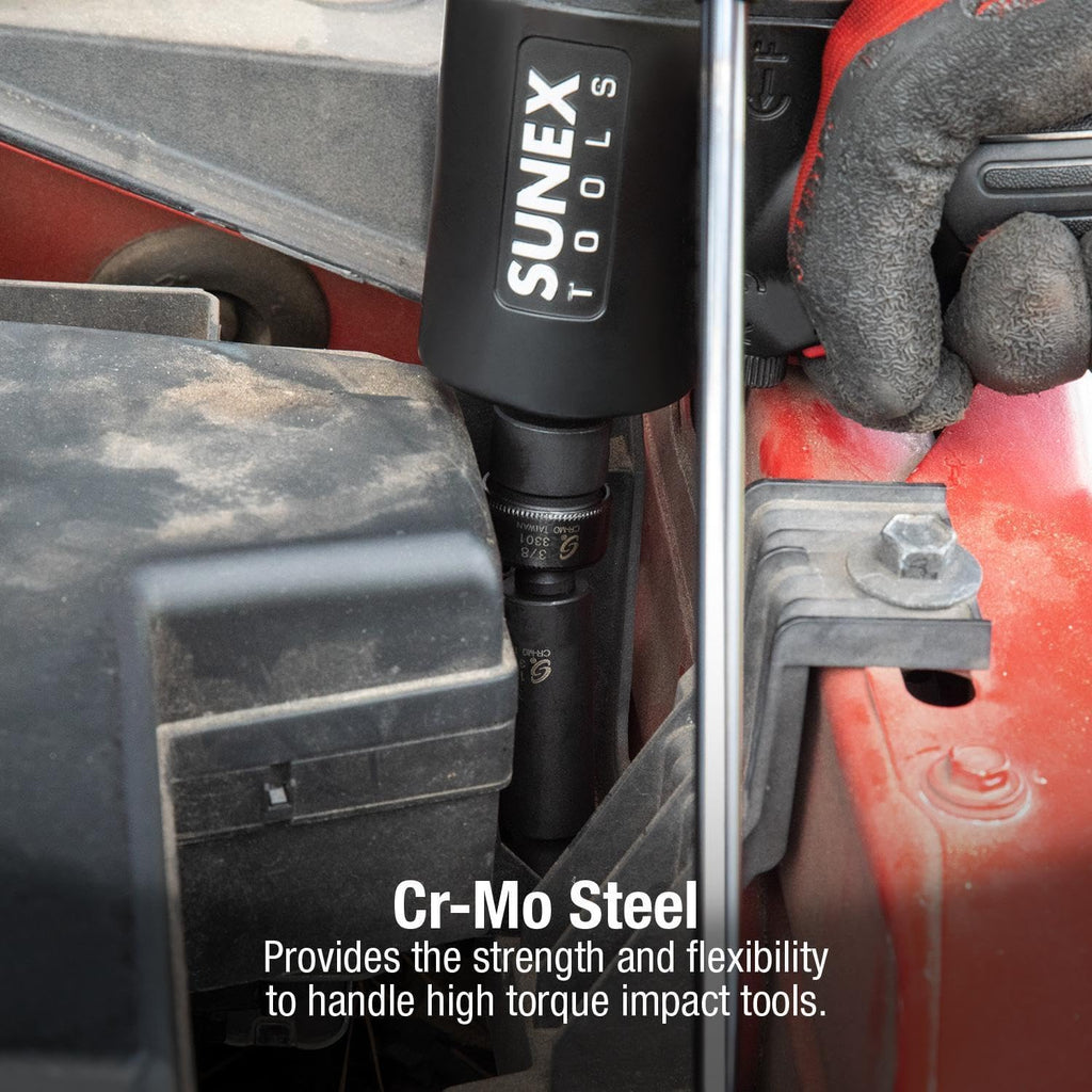 Sunex Tools - 3/8 DRIVE 29 PIECE METRIC MASTER IMPACT SOCKET SE