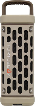 Turtlebox Ranger: Loud! Outdoor Portable Bluetooth 5.4 Speaker | Rugged  Waterproof  Ultra-Portable | Plays to 105db  Deep Bass  Shockproof  Unlimited Pairing for Full Stereo Experience  Tan
