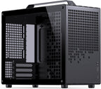 JONSBO/JONSPLUS Z20 Black Micro-ATX Mini Tower PC Case,with Detachable Carrying Handle, Mini Size, High-Performance Hardware Compatible, Support 240AIO, H160mm Cooler, Black