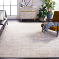 SAFAVIEH Adirondack Collection Area Rug - 12' Square, Beige & Slate, Modern Abstract Design, Non-Shedding & Easy Care, Ideal for High Traffic Areas in Living Room, Bedroom (ADR207B)