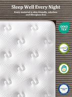 BedStory Firm Queen Mattress 14 Inch, Hybrid Queen Size Mattress in a Box, Back Pain Relief, Luxury Pocket Spring Mattress, Fiberglass-Free, 365-Night-Trial, 10 Year Warranty